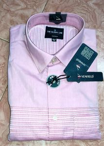 New 😍 Men Branded Shirt Pink Cloth Formal