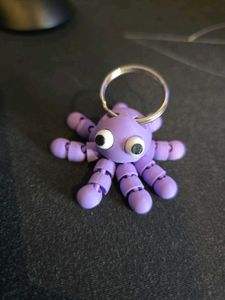 Flexi Funny Octopus Keychain