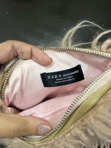 Zara Pink Fur Bag