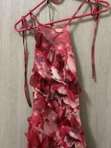 Floral Ruffle Mini Dress