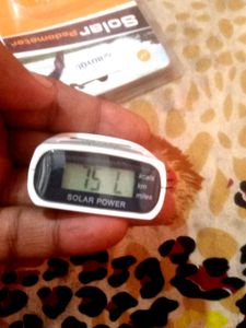Solar Pedometer