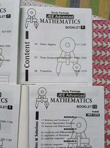 JEE Main &amp; Advanced Mathematics Books(Set of 10)