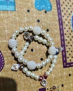 Brand New Combo Of White Pearl Bracelet