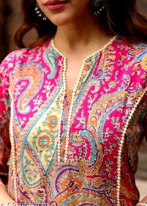 Paisley Print Kurta pls comment ur size after orde