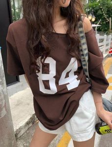 Oversized '84' Graphic Tee