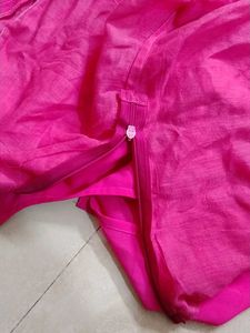 Pink Sheer Sleeveless Top