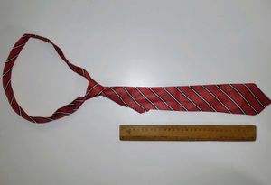 Striped Red Tie