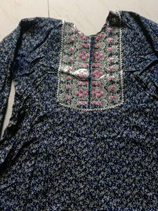 Floral Print Kurta