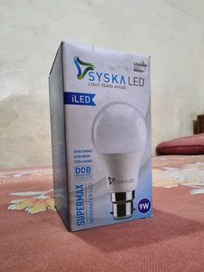 5pc Syska 9w LED Bulb