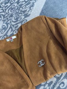 Tan Suede Feel Jacket