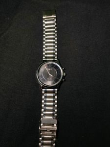 Lugano Silver Stainless Steel Watch