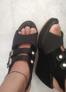Black Heels Sandals