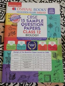 Oswaal Cbse Bio Sample Question Papers Class 12