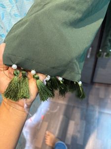 Olive Colour Jump Suit For Beautiful Girl