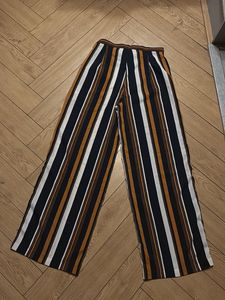 Striped Wide Leg Palazzo Pants