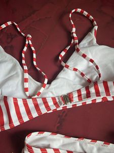 Striped Bikini Set