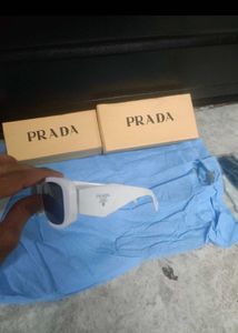 Prada White Sunglasses