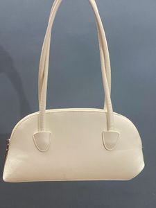 Vintage Ivory Shoulder Bag