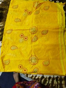 Yellow Saree