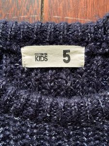 COTTON ON Navy Blue Wollen Sweater
