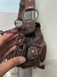 Brown Leather Handbag