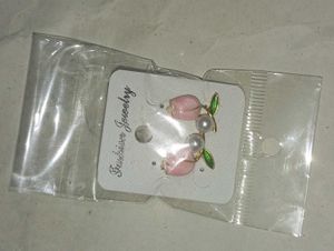 Korean Tulip Pearl Earrings