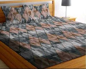 Geometric Diamond Pattern Bedding Set