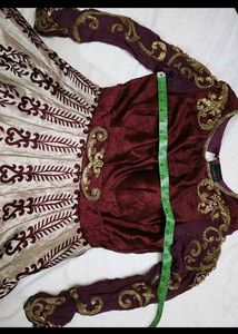 Elegant Anarkali Pattern Gown Dress