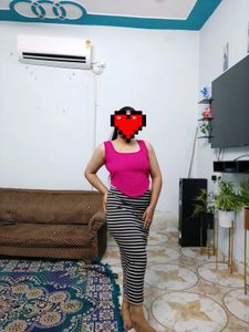 Striped Pencil Skirt