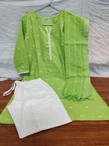 Green Kurta Set