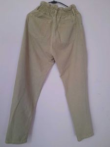Beige Jeans (Paperbag)