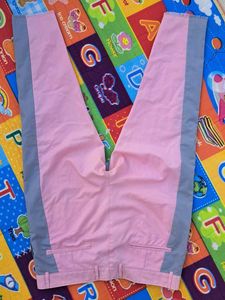 Pink &amp; Grey Colorblock Pants