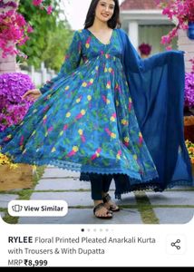 Anarkali Set ✨️💚🛺🤍🌿