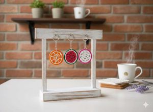 Funky Fruit Keychains