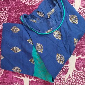 Neavy Blue Short Kurti/Kurta