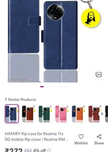 realme 11x 5G mobile flip cover