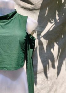 I SEXY DARK GREEN TOP