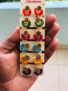 6 Pair Of Earrings