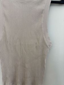 ZARA KNIT FITTED SOLID TOP