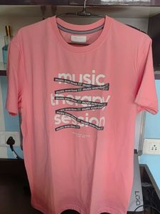 Pink Graphic Print T-Shirt