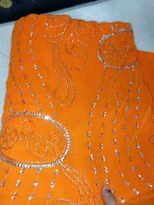 Orange Saree
