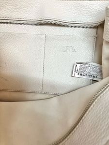 ZARA White Handbag/ Tote Bag