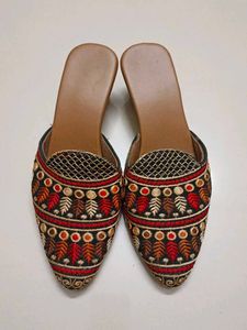 Embroidered Heels