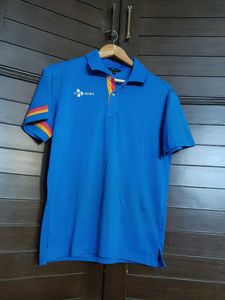 Bando Men Blue Casual Polo Tshirt