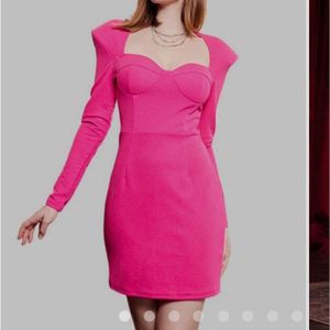Pink Bossy Bodycon Mini Dress