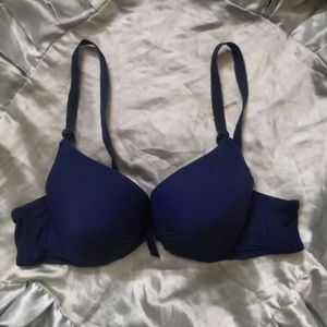 Navy Blue Heavily Padded Bra
