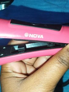Pink Hair Straightener 2 In One
