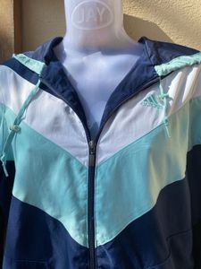 Adidas colorblock windbreaker