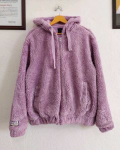 Lavender Fuzzy Hoodie