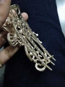 Sparkling Rhinestone Flower Hair Clip